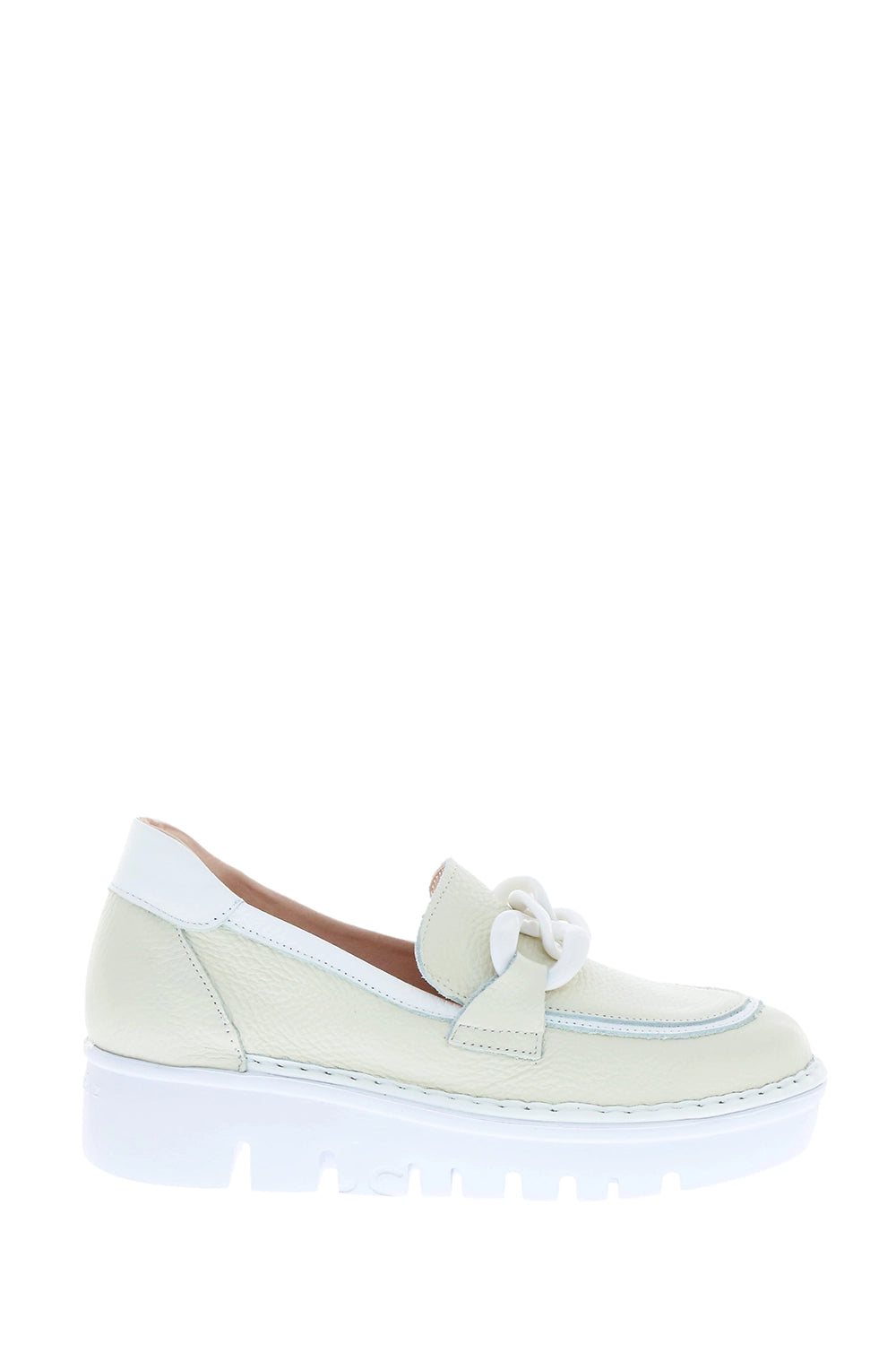 Jose Saenz Loafer in White JS-4425-BG