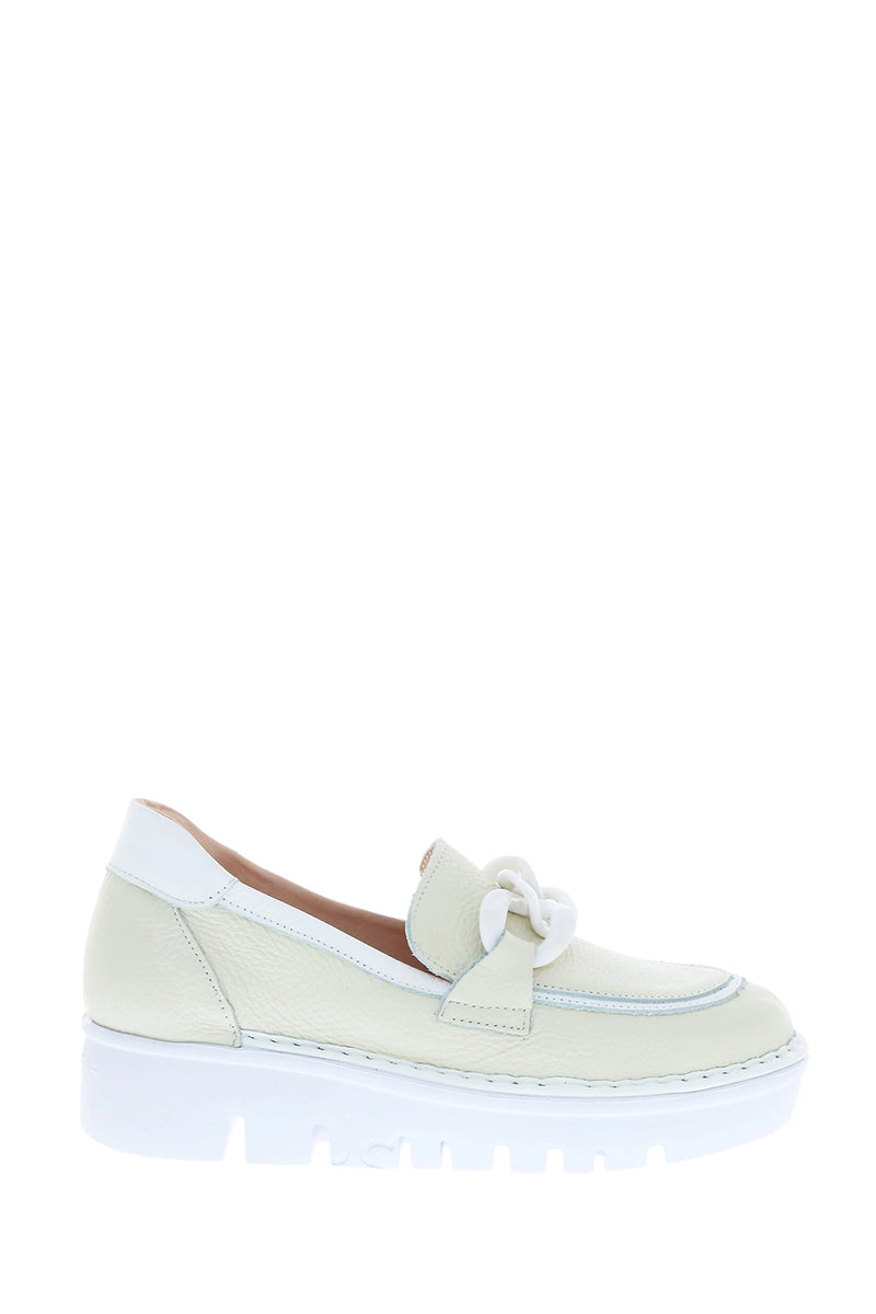 Jose Saenz Loafer in White JS-4425-BG