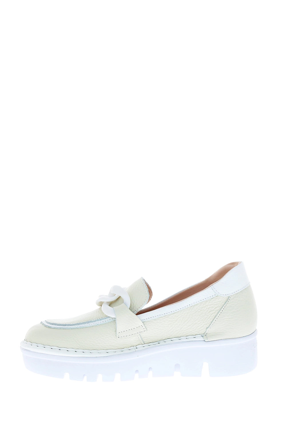 Jose Saenz Loafer in White JS-4425-BG