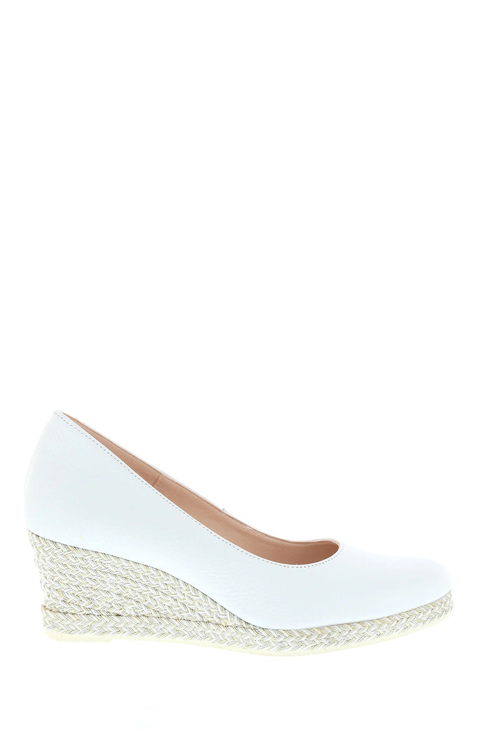 Jose Saenz Espadrilles Wedge in White JS-6019-BG