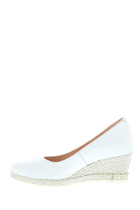 Jose Saenz Espadrilles Wedge in White JS-6019-BG