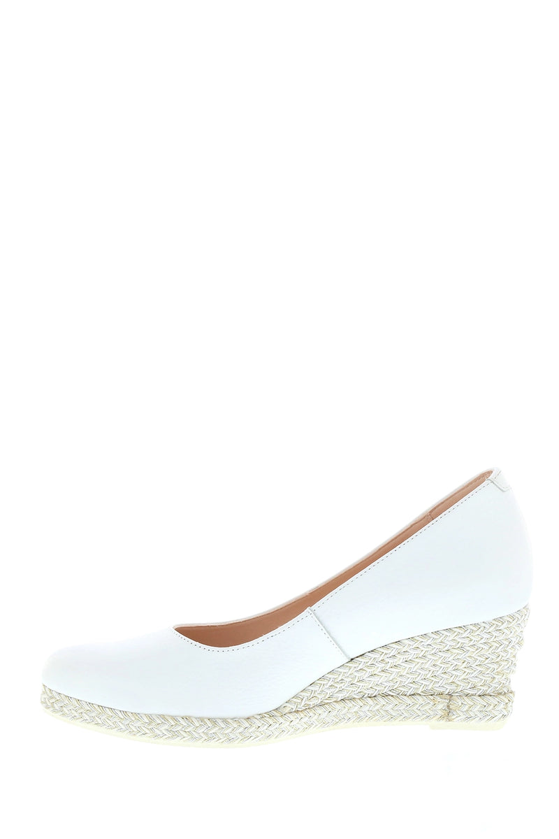 Jose Saenz Espadrilles Wedge in White JS-6019-BG