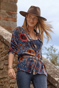 Johnny Was The Oversized Audrey Shirt - Sisi Burnout C12325-7