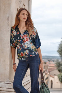 Johnny Was The Audrey Short Sleeve Shirt - Advestia C10725-7