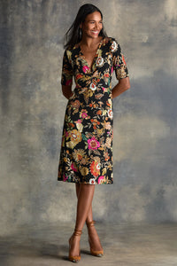 Johnny Was The Janie Favorite Twist Front Midi Swing Dress T39525-9