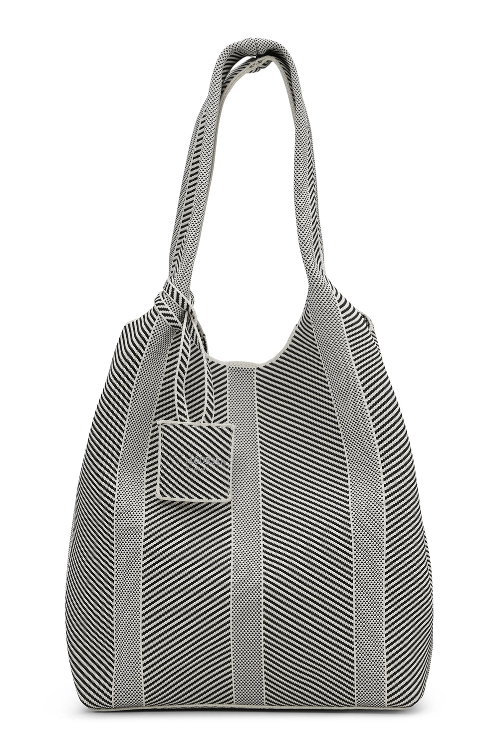 Ilse Jacobsen Knitted Bag in Black KNITTY01