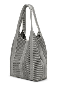 Ilse Jacobsen Knitted Bag in Black KNITTY01