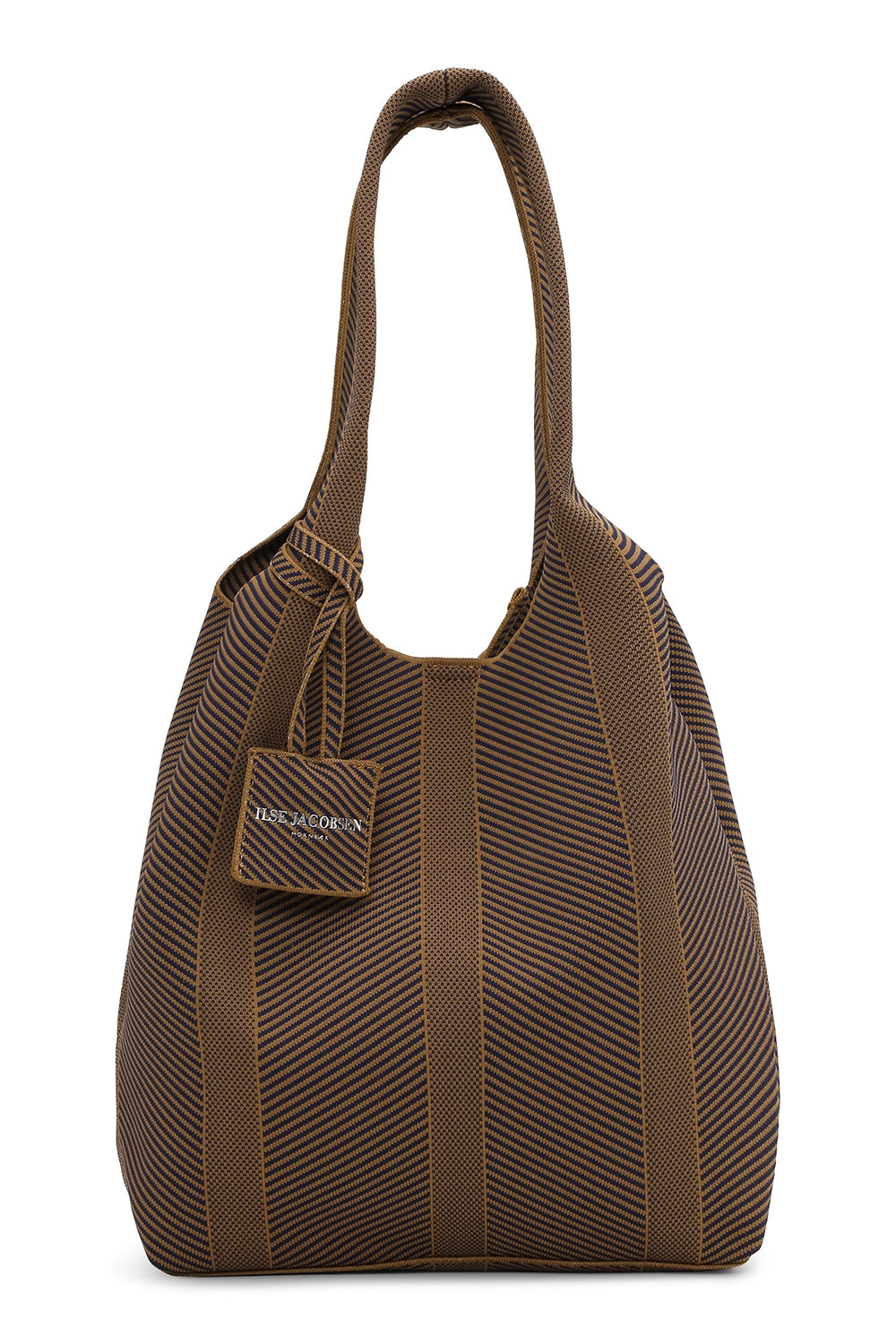 Ilse Jacobsen Knitted Bag in Brown KNITTY01