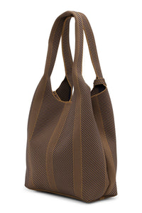 Ilse Jacobsen Knitted Bag in Brown KNITTY01
