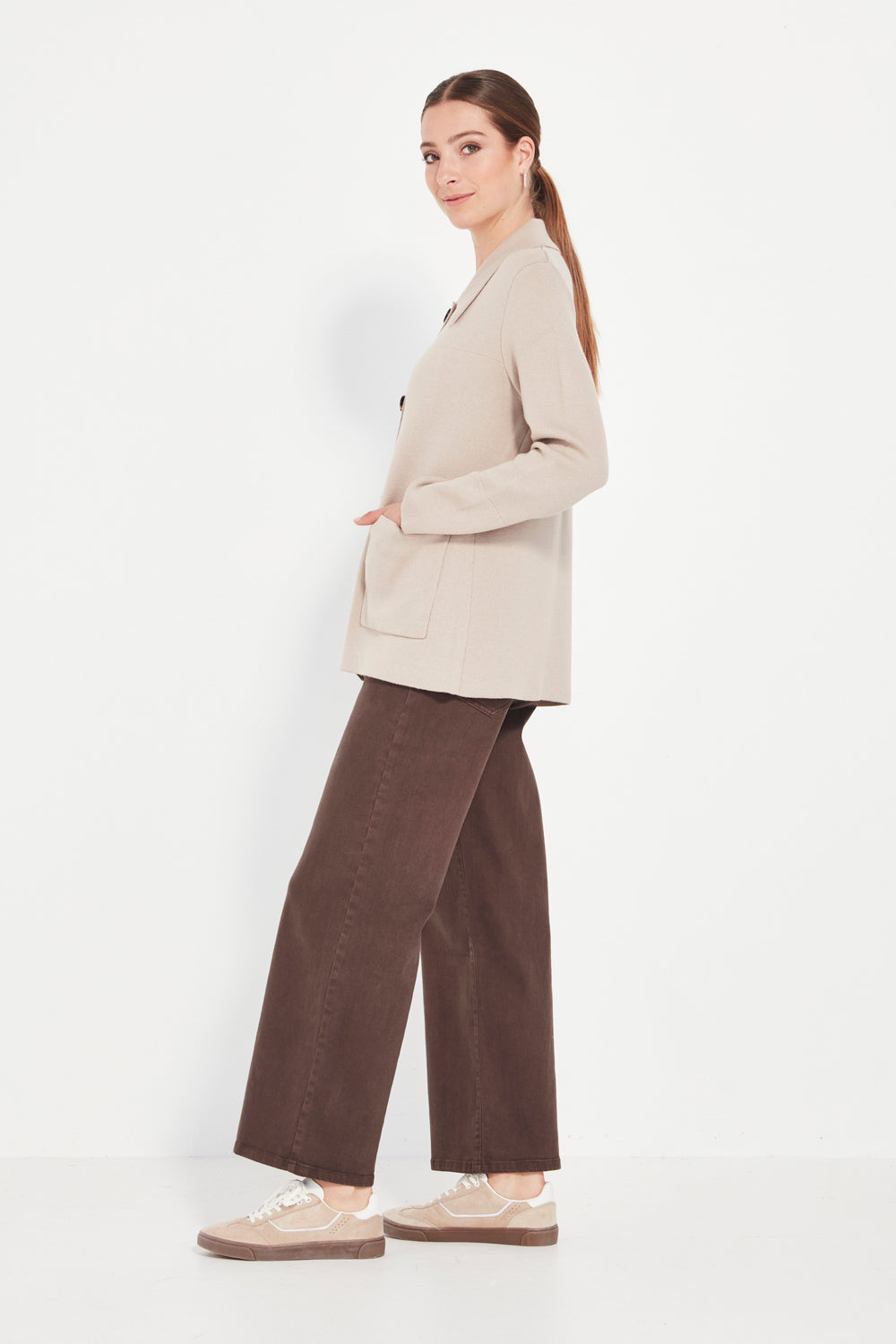 Verge Cruise Jean in Cocoa 9594XBT