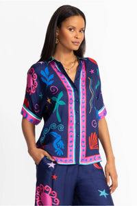 Johnny Was Fernanda Button Down Shirt - Paloma's Island L16925-4