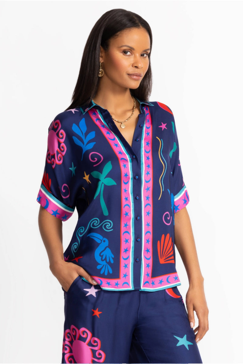 Johnny Was Fernanda Button Down Shirt - Paloma's Island L16925-4 - Pre-Order June Delivery
