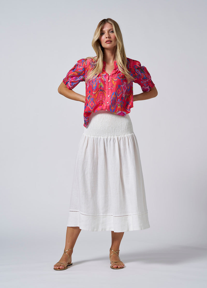 Loobies Story Varena Skirt White LS2865