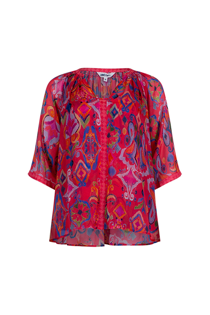 Loobies Story  Festive Blouse Rouge LS2807