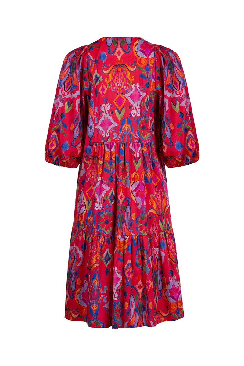 Loobies Story  Festive Dress Rouge Multi LS2808