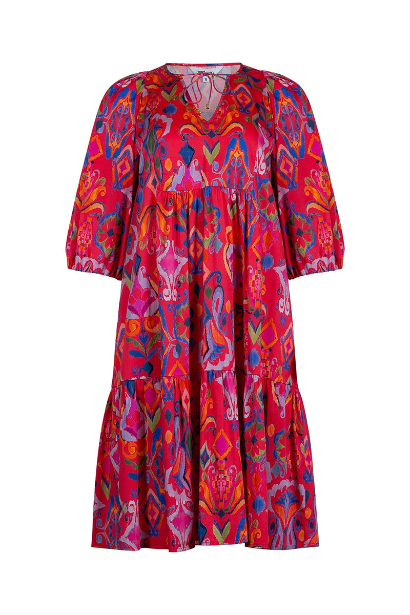 Loobies Story  Festive Dress Rouge Multi LS2808