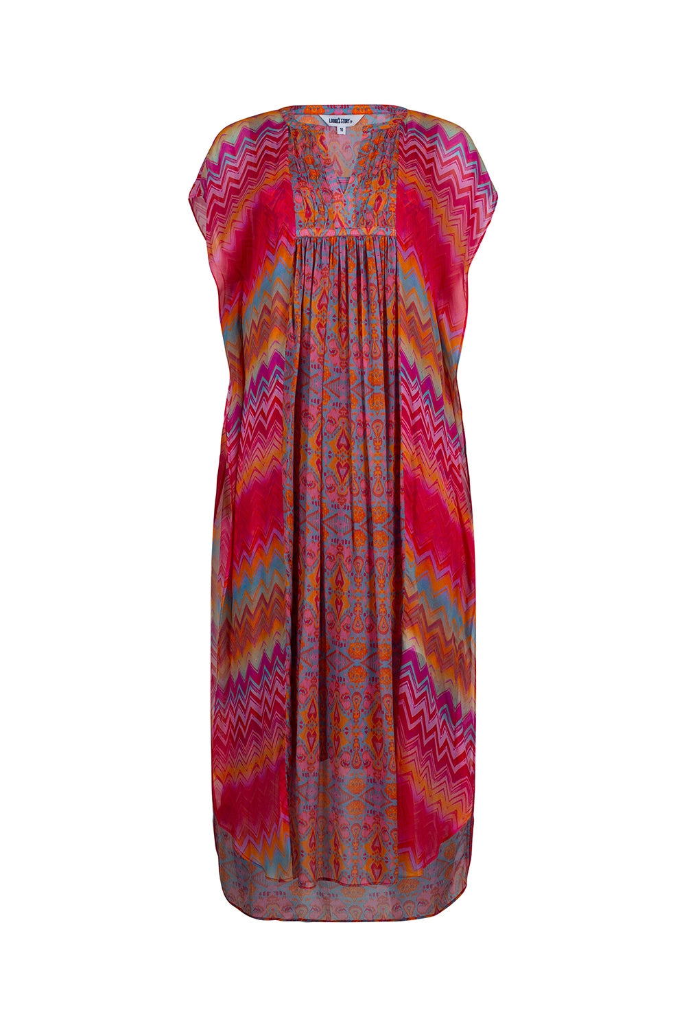 Loobies Story Rosita Kaftan Dress Rouge Multi LS2819R