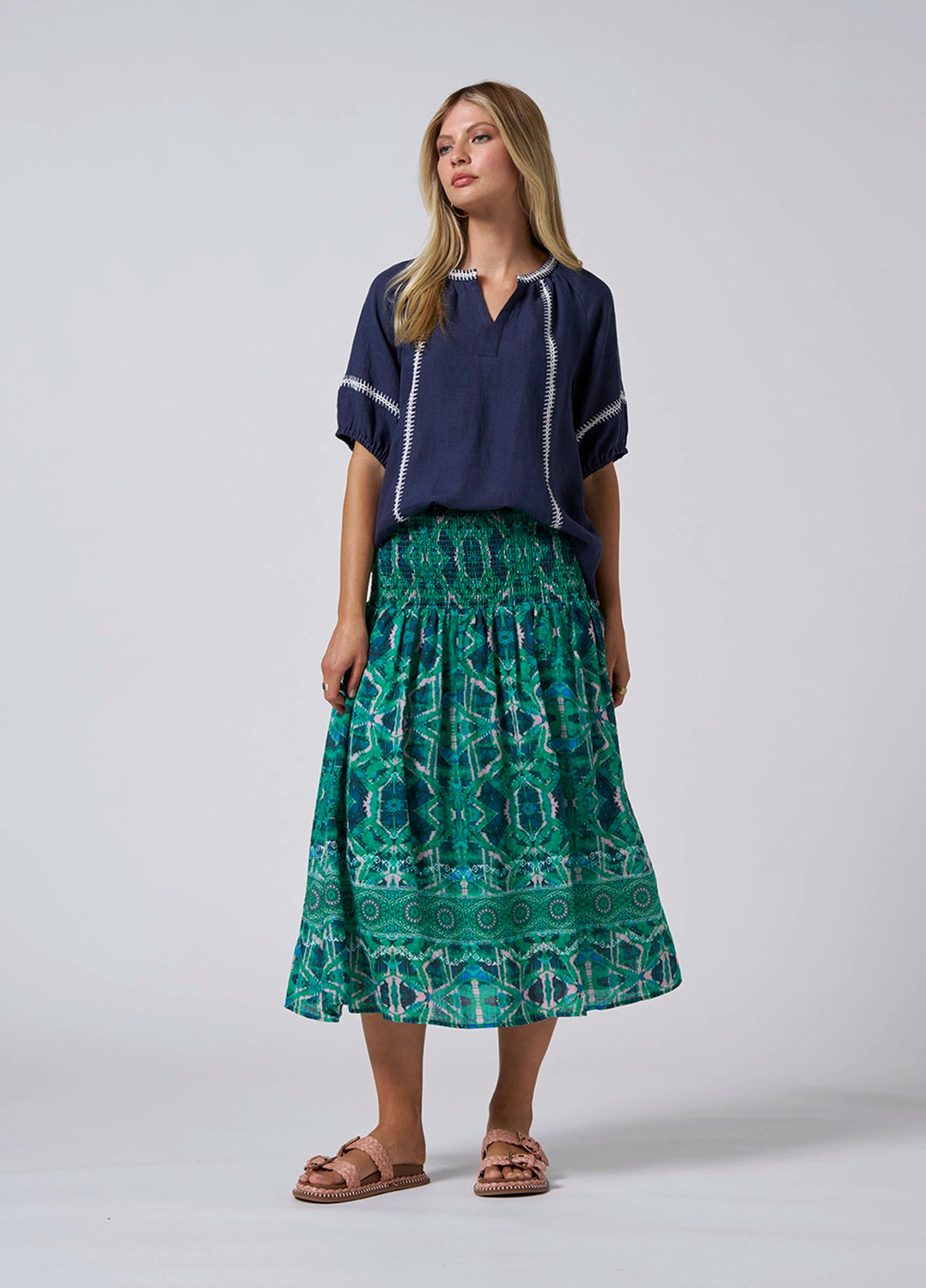 Loobies Story Gia Skirt Kelly Green LS2826