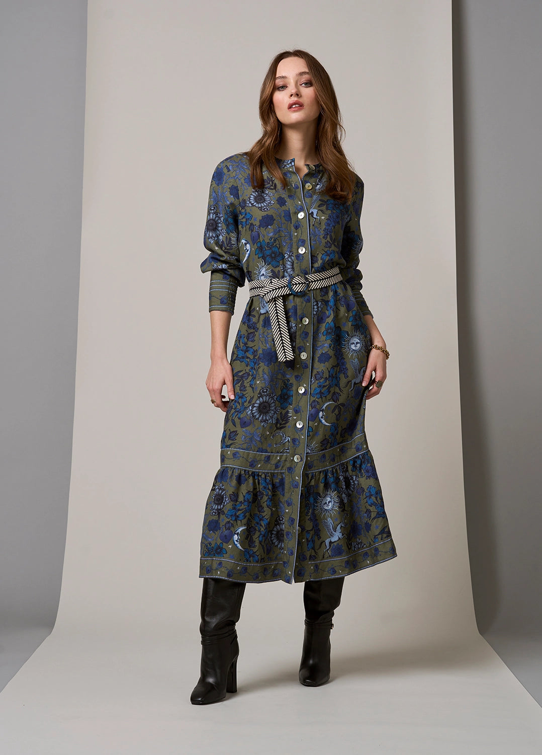 Loobies Story  Greenwich Midi Dress LS2916