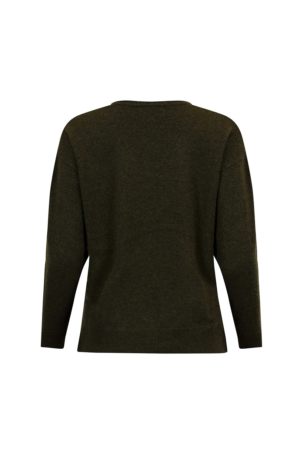 Loobies Story Spencer Sweater in Olive LSK2530 - Pre-Order March/April Delivery