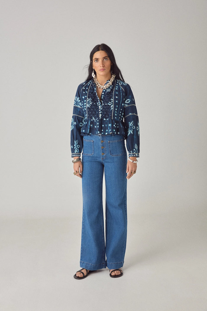 Maison Hotel Charlie Pant Dark Denim - Pre-Order July Delivery