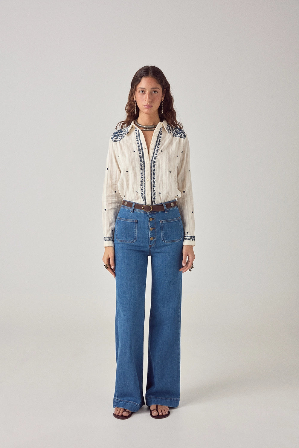 Maison Hotel Charlie Pant Dark Denim - Pre-Order July Delivery