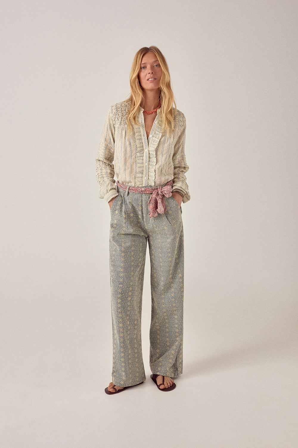 Maison Hotel Elta Blouse Cloud Thread - Pre-Order July Delivery