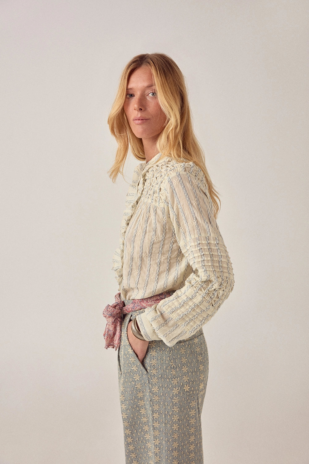 Maison Hotel Elta Blouse Cloud Thread - Pre-Order July Delivery