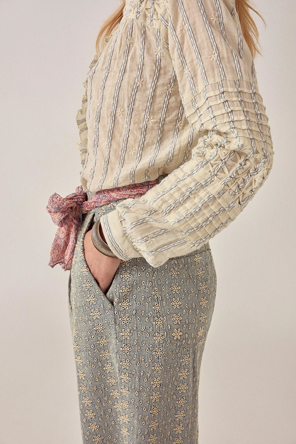 Maison Hotel Elta Blouse Cloud Thread - Pre-Order July Delivery