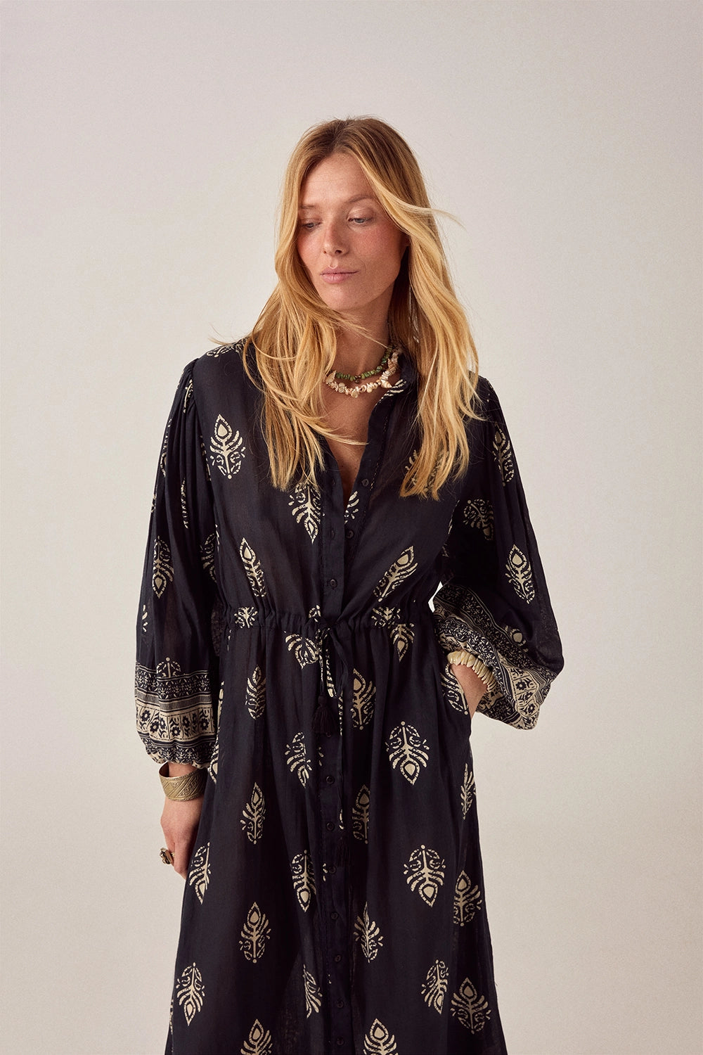 Maison Hotel Eleonora Dress Black Henna - Pre-Order July Delivery