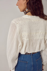 Maison Hotel Paoli Blouse Bianco - Pre-Order July Delivery