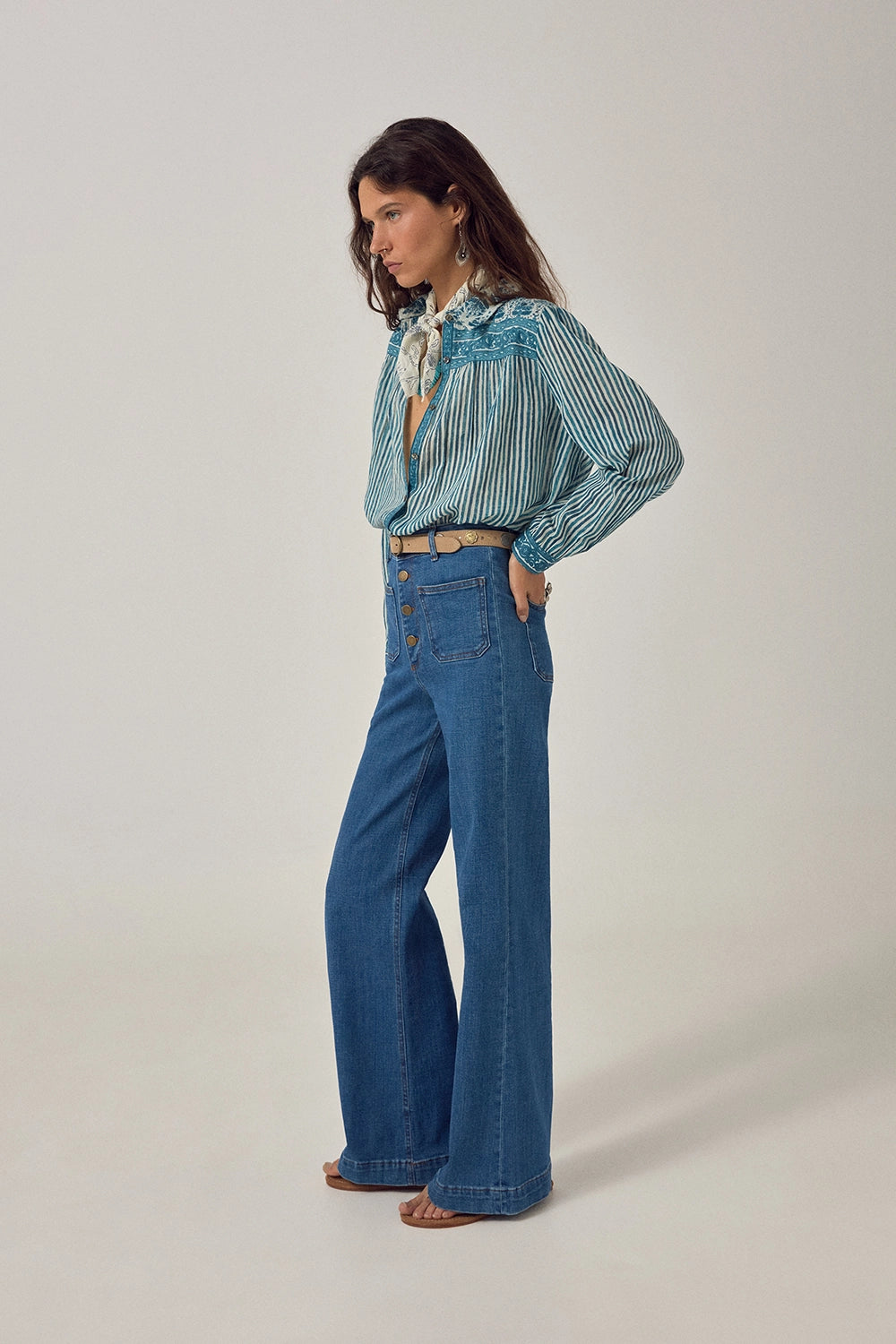 Maison Hotel Charlie Pant Dark Denim - Pre-Order July Delivery