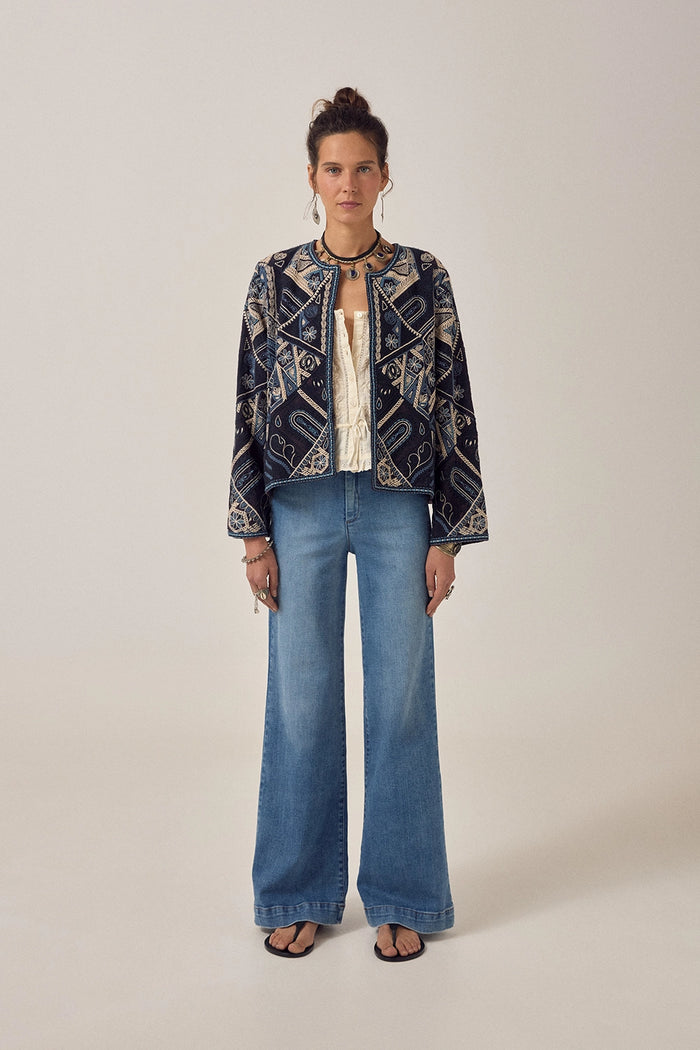Maison Hotel Pati Jacket Bright Blue - Pre-Order July Delivery