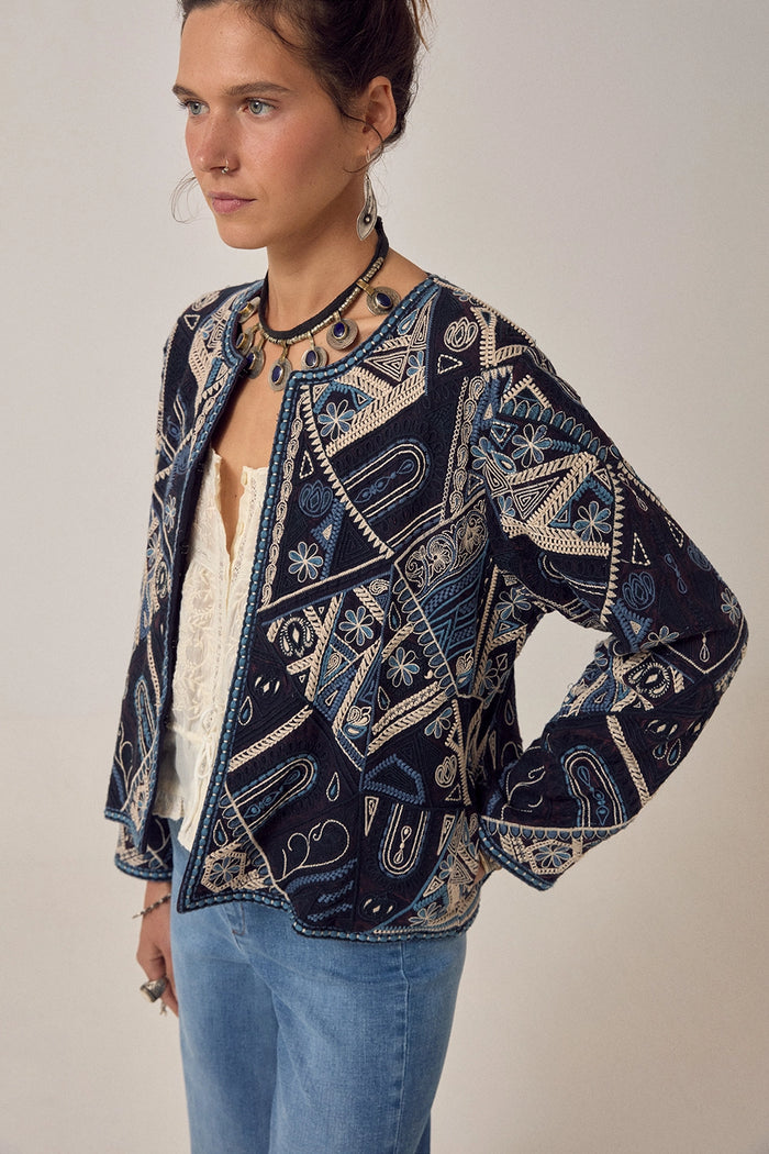 Maison Hotel Pati Jacket Bright Blue - Pre-Order July Delivery