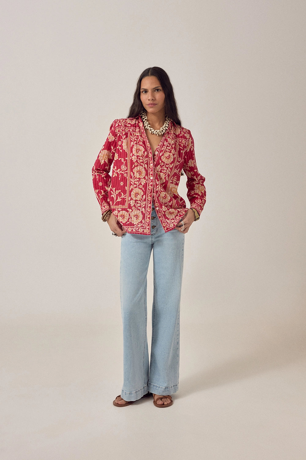 Maison Hotel Charlie Pant Bleach Blue - Pre-Order July Delivery