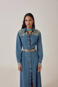 Maison Hotel Amelia Dress Blue Haze - Pre-Order July Delivery
