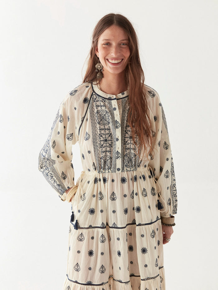 Maison Hotel Caroline Dress in Off White