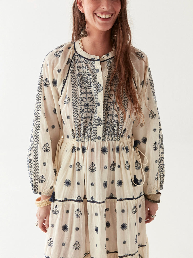 Maison Hotel Caroline Dress in Off White