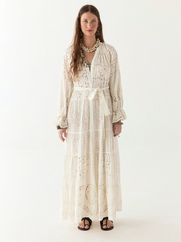 Maison Hotel Lilibet Dress in Shell