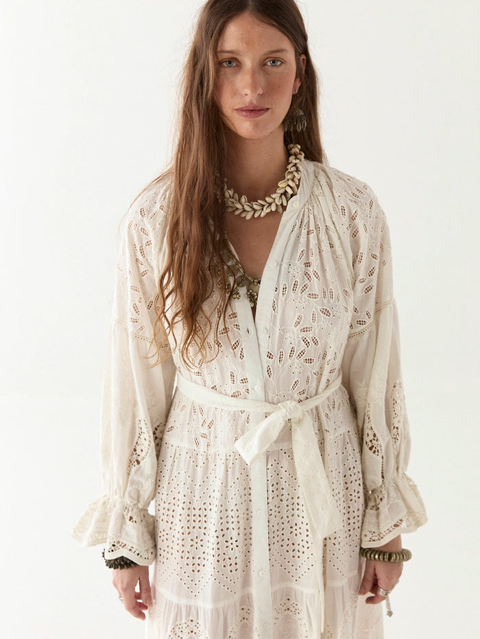 Maison Hotel Lilibet Dress in Shell