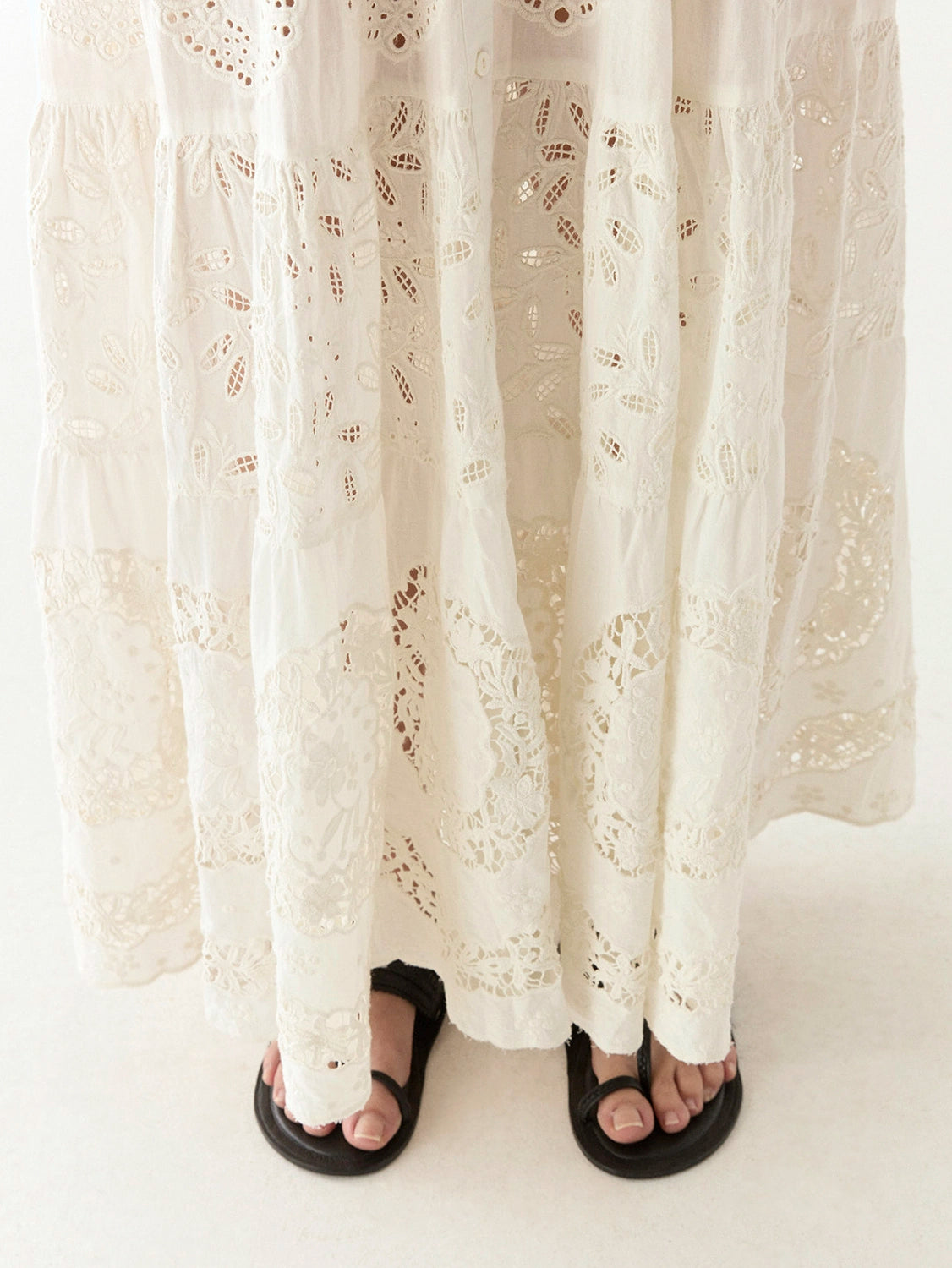 Maison Hotel Lilibet Dress in Shell