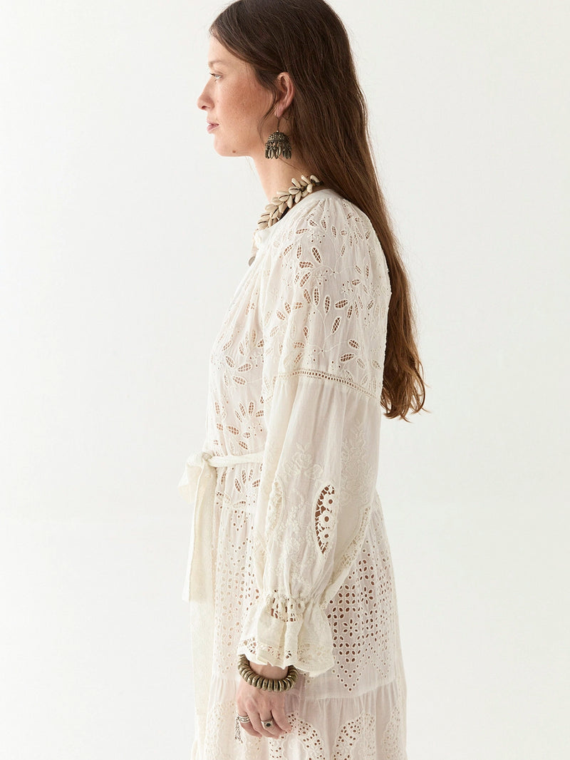 Maison Hotel Lilibet Dress in Shell
