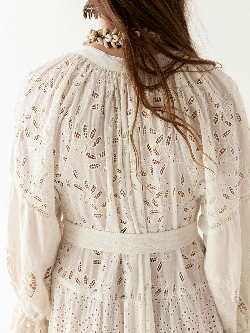 Maison Hotel Lilibet Dress in Shell