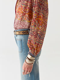 Maison Hotel Leandra Blouse in Patch Work