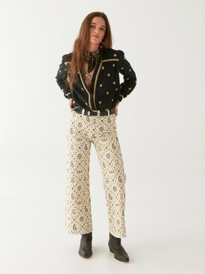 Maison Hotel Dylan Blouse in Starry Night