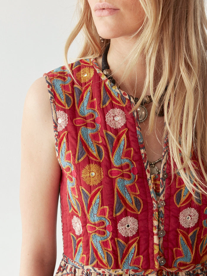 Maison Hotel Eugenie Dress in Patch Work
