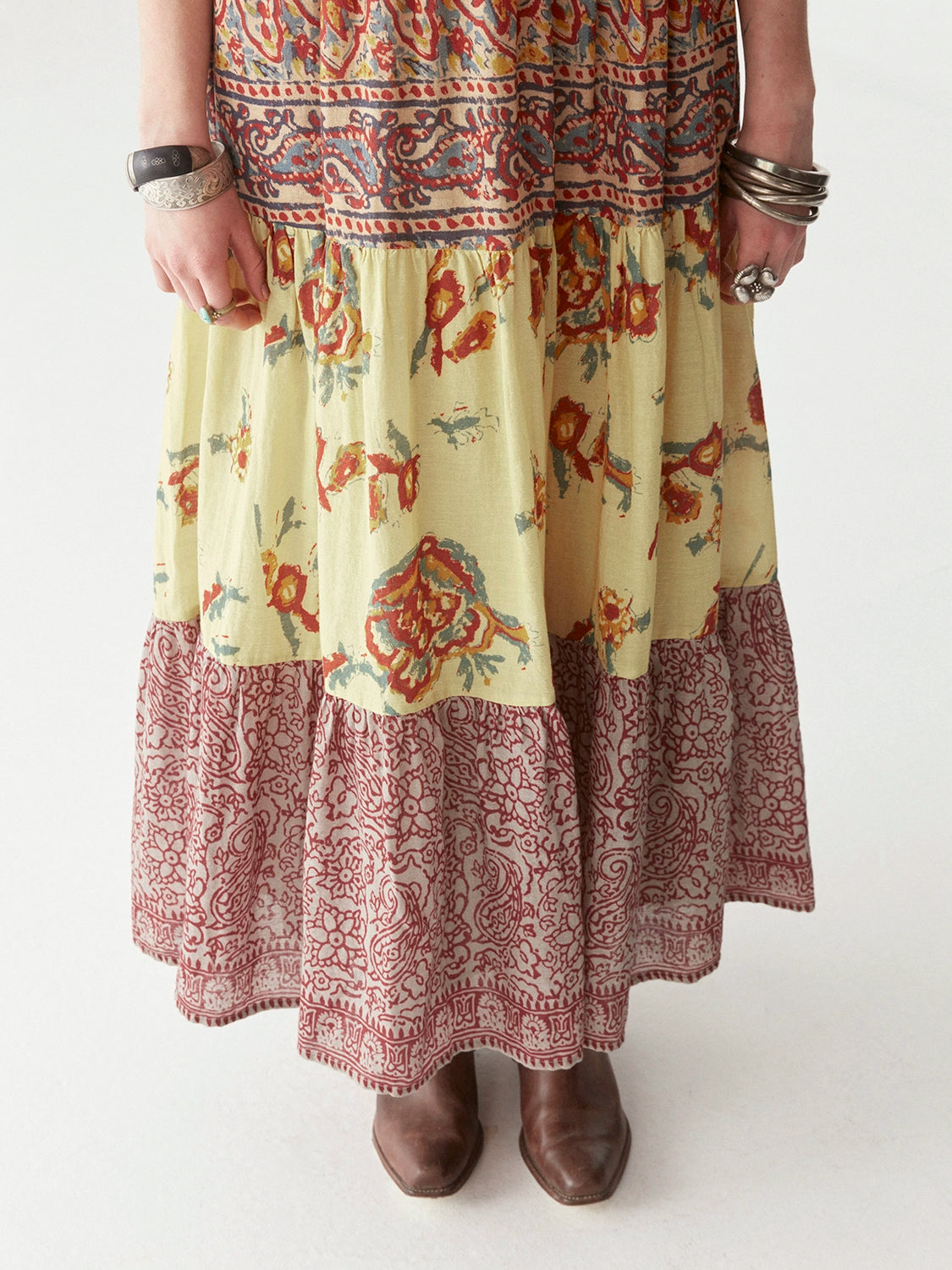 Maison Hotel Eugenie Dress in Patch Work