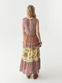 Maison Hotel Eugenie Dress in Patch Work