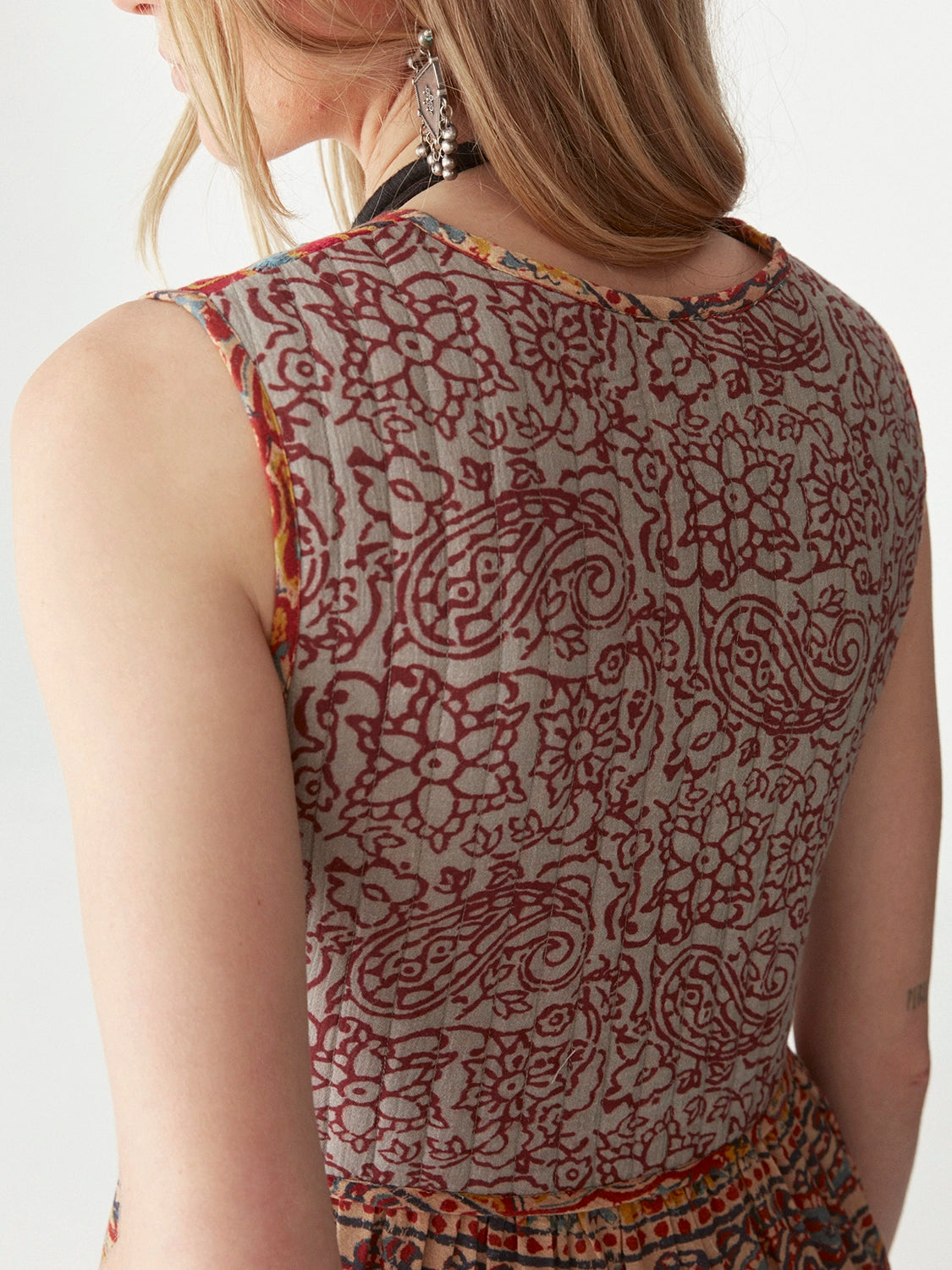 Maison Hotel Eugenie Dress in Patch Work