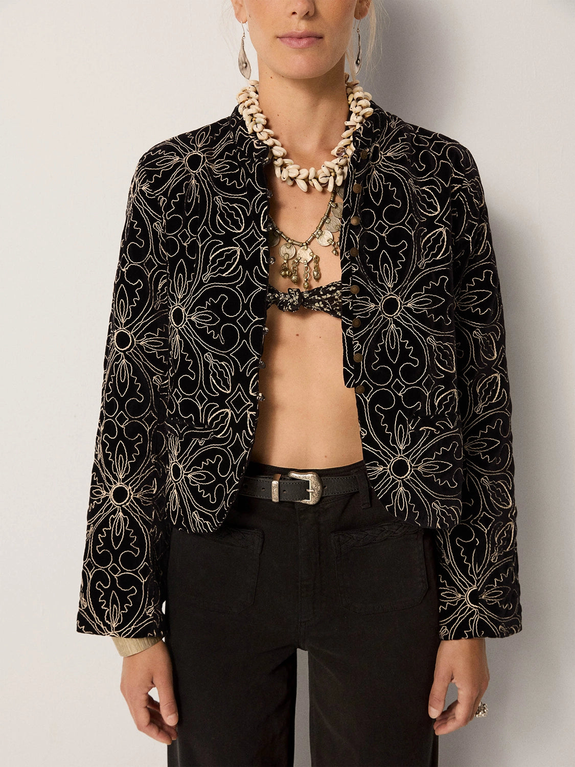 Maison Hotel Odette Jacket in Night Lilly